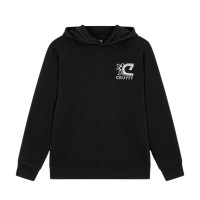 Sweat à capuche Cruyff C-lion Alpha noir argenté