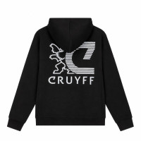 Sweat à capuche Cruyff C-lion Alpha noir argenté