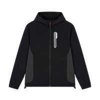 Veste d'entraînement tissée Cruyff Magnitude noire et argentée