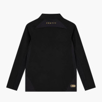 Cruyff Linea Trainingspak 1/4-Zip Kids Zwart