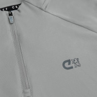 Cruyff Linea Trainingspak 1/4-Zip Kids Lichtgrijs Donkergrijs Lichtblauw