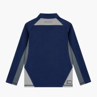 Cruyff Linea Trainingstrui 1/4 Zip Kids Donkerblauw Donkergrijs