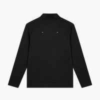 Cruyff Reflect Running Trainingstrui 1/4 Zip Zwart Zilver