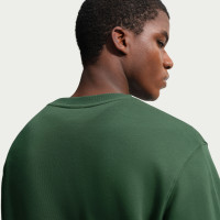 Pull Nike Crew Club vert foncé blanc