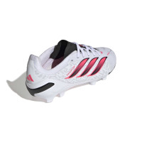adidas Predator Elite Gazon Naturel Chaussures de Foot (FG) Enfants Blanc Noir Rose