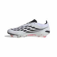 adidas Predator Elite Gazon Naturel Chaussures de Foot (FG) Blanc Noir Rose