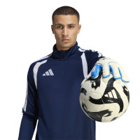 adidas Copa Pro Fingersave Gants de Gardien de But Blanc Bleu Bleu Foncé