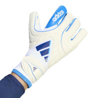 adidas Copa Pro Gants de Gardien de But Blanc Bleu Bleu Foncé