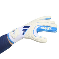 adidas Copa Pro Gants de Gardien de But Blanc Bleu Bleu Foncé