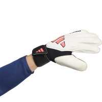 adidas Predator Match Fingersave Gants de Gardien de But Blanc Noir Rose