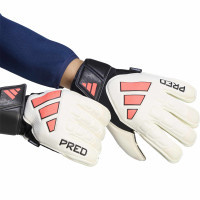 adidas Predator Match Fingersave Gants de Gardien de But Blanc Noir Rose