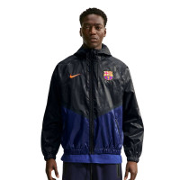 Veste d'entraînement Nike FC Barcelona Anthem 2026-2027 noir bleu foncé jaune doré