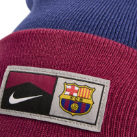 Nike FC Barcelone Peak Bonnet Beanie 2026-2027 Bleu Rouge
