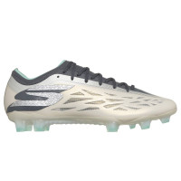 Skechers Razor 2 Elite Gras Voetbalschoenen (FG) Beige Donkergrijs Turquoise