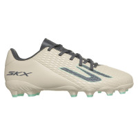 Skechers SKX_2 Low Gras / Kunstgras Voetbalschoenen (MG) Kids Beige Donkergrijs Turquoise