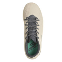 Skechers Razor 2 Low Gazon Naturel Artificiel Chaussures de Foot (MG) Enfants Beige Gris Foncé Turquoise