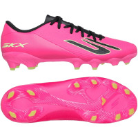 Skechers SKX_2 Academy Gras Voetbalschoenen (FG) Roze Zwart