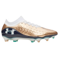 Under Armour Magnetico Elite 6 RCS Gras Voetbalschoenen (FG) Wit Bruin Donkerblauw Groen