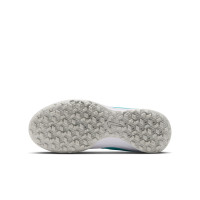 Nike Tiempo Maestro Academy Turf Voetbalschoenen (TF) Kids Wit Turquoise