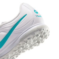 Nike Tiempo Maestro Academy Turf Voetbalschoenen (TF) Kids Wit Turquoise