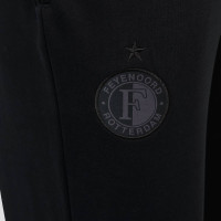 Combinaison de jogging polaire Castore Feyenoord EU Travel à fermeture éclair intégrale 2026-2027, noire