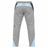 Cruyff Linea Trainingspak 1/4-Zip Kids Lichtgrijs Donkergrijs Lichtblauw