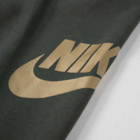 Survêtement polaire à capuche Nike Club pour tout-petits et enfants d'âge préscolaire, vert foncé, doré
