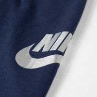 Survêtement polaire à capuche Nike Club pour tout-petits et enfants d'âge préscolaire, bleu foncé et blanc
