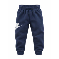 Survêtement polaire à capuche Nike Club pour tout-petits et enfants d'âge préscolaire, bleu foncé et blanc