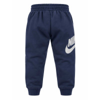 Survêtement polaire à capuche Nike Club pour tout-petits et enfants d'âge préscolaire, bleu foncé et blanc