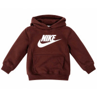 Survêtement polaire à capuche Nike Club pour tout-petits et enfants d'âge préscolaire, bordeaux, blanc