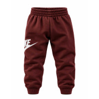 Survêtement polaire à capuche Nike Club pour tout-petits et enfants d'âge préscolaire, bordeaux, blanc