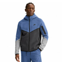 Survêtement Nike Tech Fleece Sportswear bleu acier gris foncé gris clair noir