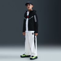 Veste Nike Sportswear Tech Fleece Reflect pour Enfants, noir et argent