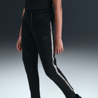 Pantalon de survêtement Nike Sportswear Tech Fleece Reflect pour Enfants, noir et argent