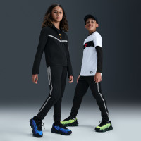 Pantalon de survêtement Nike Sportswear Tech Fleece Reflect pour Enfants, noir et argent