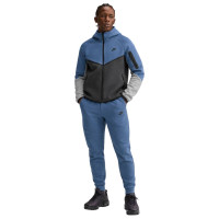 Survêtement Nike Tech Fleece Sportswear bleu acier gris foncé gris clair noir