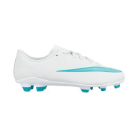 Nike Mercurial Vapor 17 Club Gazon Naturel Gazon Artificiel Chaussures de Foot (MG) Tout-Petits Blanc Turquoise