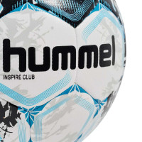 Football Hummel Inspire Club Taille 4, blanc, bleu clair, noir