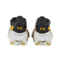 adidas Predator Y-3 Elite FT Gras Voetbalschoenen (FG) Zwart Oranje Geel Wit