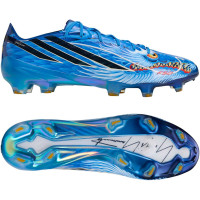 adidas F50 Hyperfast Y-3 Elite Gras Voetbalschoenen (FG) Blauw Wit Multicolor