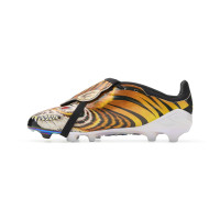 adidas Predator Y-3 Elite FT Gras Voetbalschoenen (FG) Kids Zwart Oranje Geel Wit