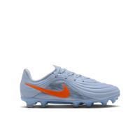 Nike Tiempo Maestro Academy Gazon Naturel Artificiel Chaussures de Foot (MG) Enfants Bleu Clair Orange Gris Argenté