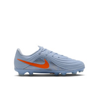 Nike Tiempo Maestro Academy Gazon Naturel Artificiel Chaussures de Foot (MG) Enfants Bleu Clair Orange Gris Argenté
