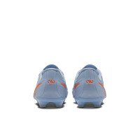 Nike Tiempo Maestro Academy Gazon Naturel Artificiel Chaussures de Foot (MG) Enfants Bleu Clair Orange Gris Argenté