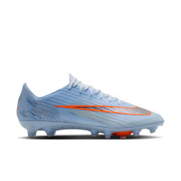 Nike Zoom Mercurial Superfly 11 Elite Gazon Artificiel Chaussures de Foot (AG) Bleu Clair Orange Gris Argenté