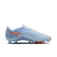 Nike Zoom Mercurial Superfly 11 Elite Gazon Artificiel Chaussures de Foot (AG) Bleu Clair Orange Gris Argenté
