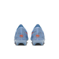 Nike Zoom Mercurial Superfly 11 Elite Gazon Artificiel Chaussures de Foot (AG) Bleu Clair Orange Gris Argenté