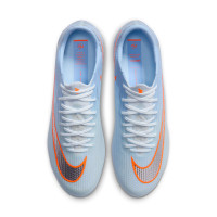 Nike Zoom Mercurial Superfly 11 Elite Gazon Artificiel Chaussures de Foot (AG) Bleu Clair Orange Gris Argenté