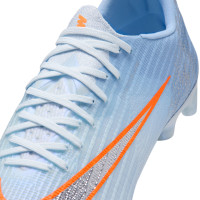 Nike Zoom Mercurial Superfly 11 Elite Gazon Artificiel Chaussures de Foot (AG) Bleu Clair Orange Gris Argenté